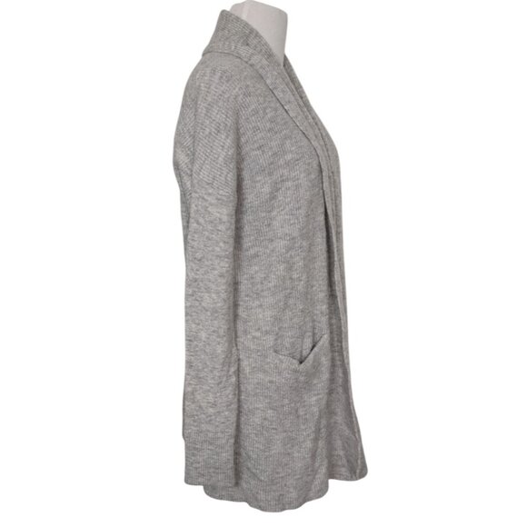 Banana Republic Ribbed Cardigan Womens Size Small Gray Merino Wool Alpaca Blend - Picture 6 of 10